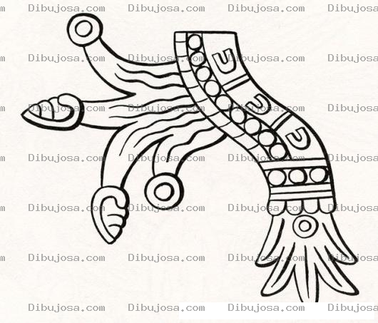Dibujo para colorear Dibujo Azteca Para Pintar Y Colorear