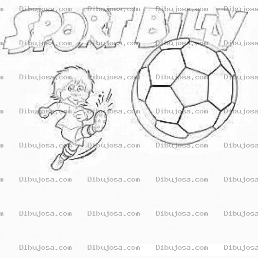 Dibujo para colorear Dibujo De Sport Billy Para Pintar Y Colorear