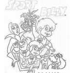 Dibujo para colorear Sport Billy Y Su Maleta Magica Para Pintar Y Colorear