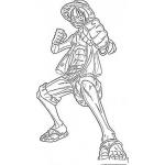 Dibujo para colorear Caitudo Dibujo De Peleador En Caites Para Pintar Y Colorear Peleador Con Chancletas Y Guaraches Guarachis