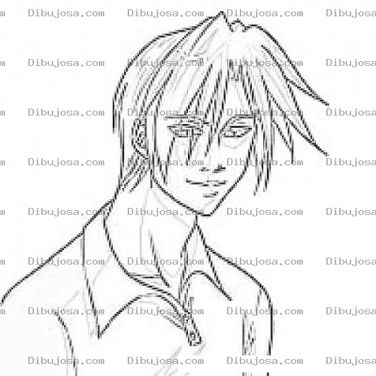 Dibujo para colorear Dibujo De Chico Manga Para Colorear Dibujo Japones De Un Chavo