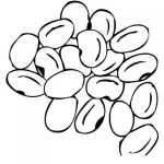 Dibujo para colorear Frijolitos Dibujo De Granos De Frijoles Para Pintar Y Colorear Frijoles Negros Frijoles Blnacos Frijoles Colorados Frijoles Rojos Y Piloys Frijolal Frijolerio Loco