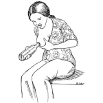 Dibujo para colorear Como Sacarse La Leche Materna Dibujo Explicativo Para Pintar Y Colorear