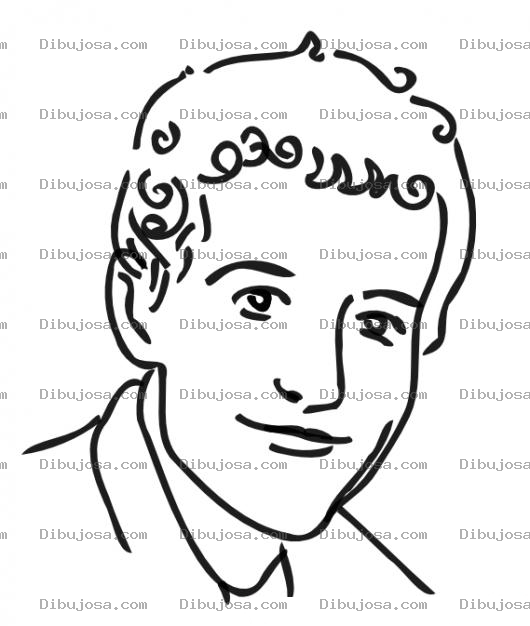 Dibujo para colorear Daniel Rivera Salazar de Chiquimula dibujo de un Patojo Canche Colocho Muchacho Rubio Crespo y Apuesto Para Pintar Y Colorear Guero Morocho danielriverasalazar