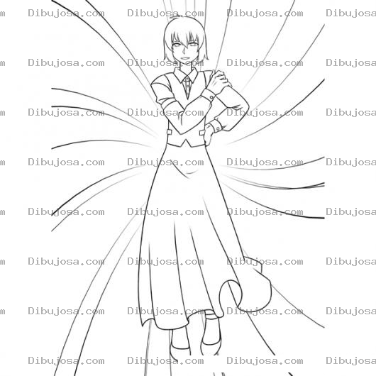 Dibujo para colorear Dibujo De Mujer Formal Con Vestido Largo Para Pintar Y Colorear