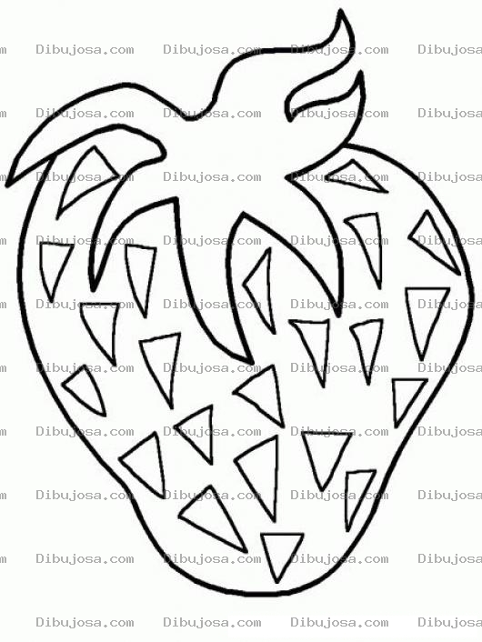 Dibujo para colorear Colorear Fresa