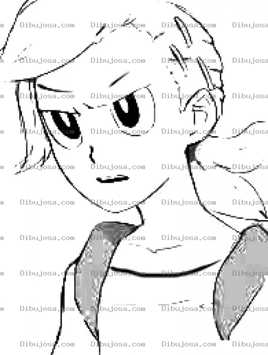 Dibujo para colorear Turista Enojada Dibujo De Una Mochilera Brava Molesta Enojada Y Cabreada Para Pintar Y Colorear Chica De Mal Humor