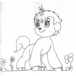 Dibujo para colorear Leonunicornio Dibujo De Lenosito Unicornio Para Pintar Y Colorear Unicornioleon