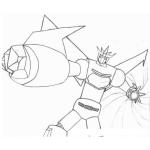 Dibujo para colorear Dibujo De Mazingerz Para Pintar Y Colorear Zmazinger Masinller Zeta