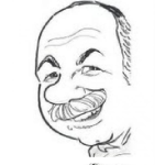 Dibujo para colorear Abuelito Con Bigote Para Colorear