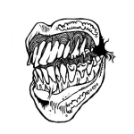 Dibujo para colorear Boca Sucia Dibujo De Una Boca Hedionda Con Dientes Sucios Para Pintar Y Colorear Una Bocasucia