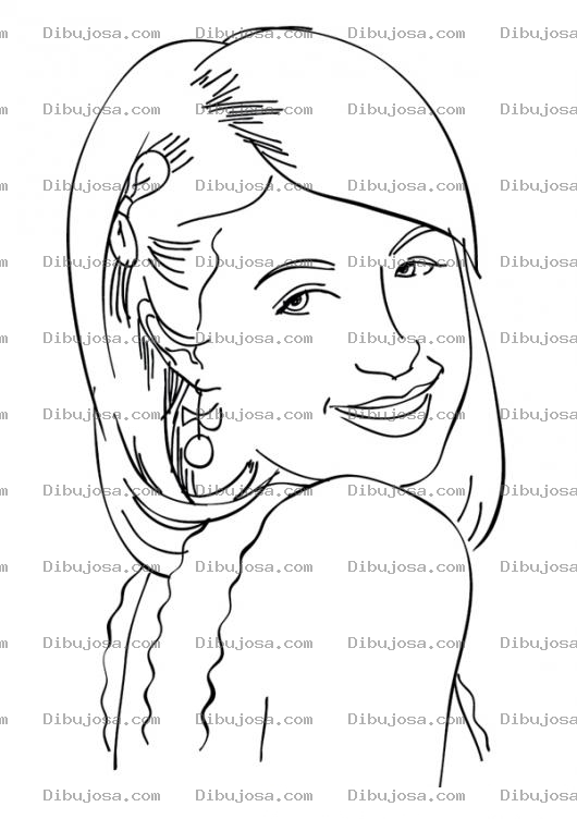 Dibujo para colorear Colorear A Paris Hilton Dibujo De Parish Hillton