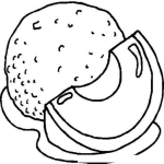 Dibujo para colorear Colorear Aguacate