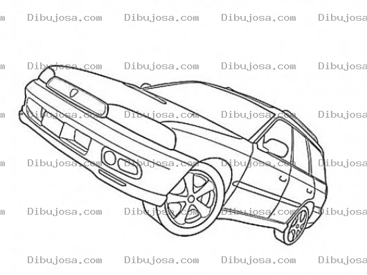 Dibujo para colorear Dibujo De Una Camionetilla Para Pintar Y Colorear