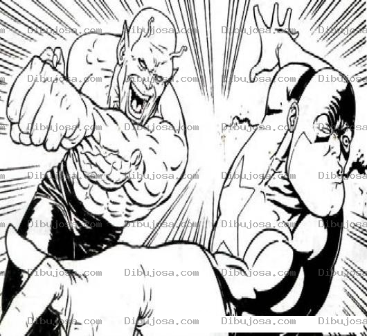 Dibujo para colorear Trompada Dibujo De Una Trompada Para Pintar Y Colorear Golpe En La Boca Con El Puno Cerrado