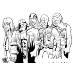 Dibujo para colorear Super Heroes Del Cine Para Pintar Y Colorear Avengers
