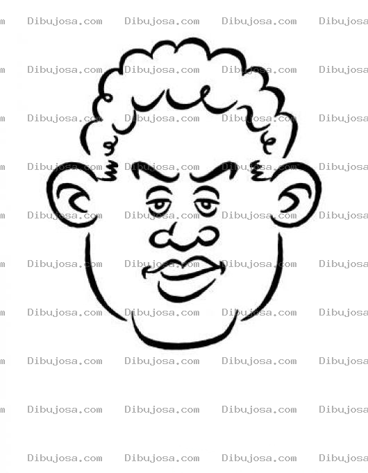 Dibujo para colorear Colochomorocho Dibujo De Colocho Morocho Para Pintar Y Clorear Pelo Crespo De Un Morochocolocho