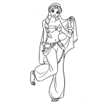 Dibujo para colorear Princesairani Dibujo De Una Princesa Irani Para Pintar Y Colorear princesita de iran