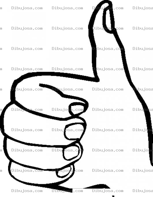 Dibujo para colorear Megusta Mano De I Like It Para Pintar Y Colorear Me Gusta Mucho