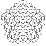 Dibujo para colorear Figura De Kaleidoscopio Para Pintar Y Colorear Caleidoscopio