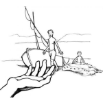 Dibujo para colorear Dibujo De Pescadores De Hombres Para Colorear