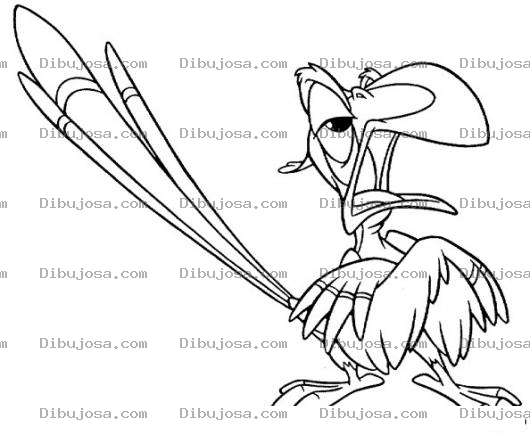 Dibujo para colorear Colorear Loro de ReyLeon