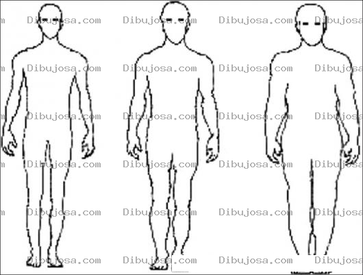 Dibujo para colorear Indice De Masa Corporal Dibujo De Diferentes Cuerpos Con Bmi Distintos Para Pintar Y Colorear Hombre Desnutrido Peso Normal Y Sobrepeso