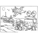 Dibujo para colorear Artilleria Lego Para Pintar Y Colorear Vehiculos De Lego