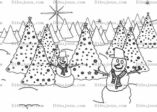 Dibujo para colorear Arbolesdenavidad Dibujo De Varios Arboles De Navidad Treinticuatro Arbolitos Para Pintar Y Colorear 34arbolitos Navidenos