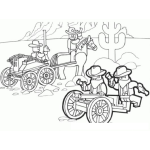 Dibujo para colorear Legocity Dibujo De Lego Del Oeste Para Pintar Y Colorear Vaqueros De Juguete De Lego