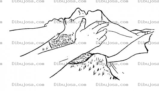 Dibujo para colorear Dibujo De Como Medir El Pulso Sanguineo En El Cuello