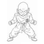 Dibujo para colorear Colorear Pelon de dragon ball Z