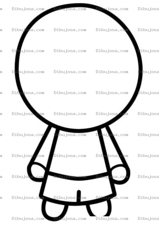 Dibujo para colorear Caraenblanco Dibujo De Un Nino Sin Cara Para Dibujarle La Cara A Un Nino Sincara descarado
