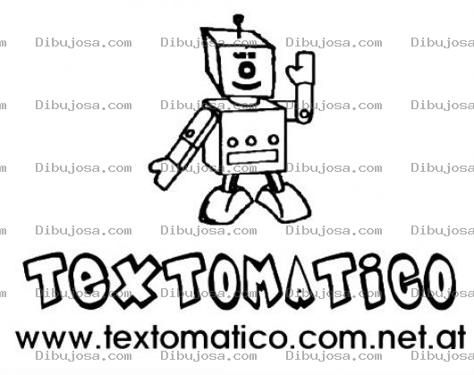Dibujo para colorear Textomatico.com.net.gt El Sitio Para Descargar Programas Para Manejar Textos Dibujo De Textomatico Robot Experto En Manejodetextos Filtrosdetexto Y Herramientas De Texto Para Colorear