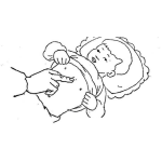 Dibujo para colorear Empacho Infantil Dibujo De Bebe Empachado Para Pintar Y Colorear Enpacho Bebe Enpachado Lleno De Gases En El Estomago