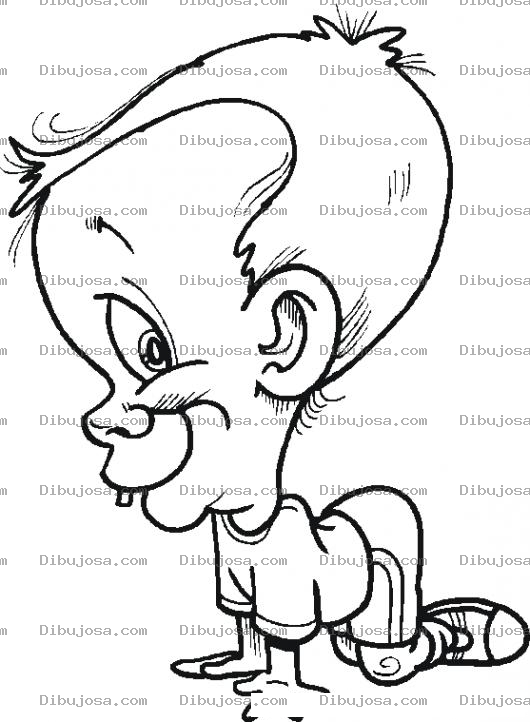 Dibujo para colorear Bebegateando Dibujo De Bebe Gateando Para Pintar Y Colorear Nen Canchito