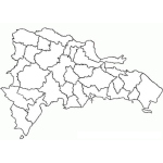 Dibujo para colorear Mapaderepublicadominicana Dibujo De Mama De La Republica Dominicana Para Pintar Y Colorear Mapa Dominicano