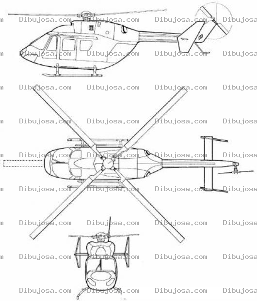 Dibujo para colorear Dibujo De Helicoptero De Eurocopter Para Pintar Y Colorear