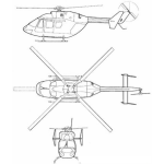 Dibujo para colorear Dibujo De Helicoptero De Eurocopter Para Pintar Y Colorear