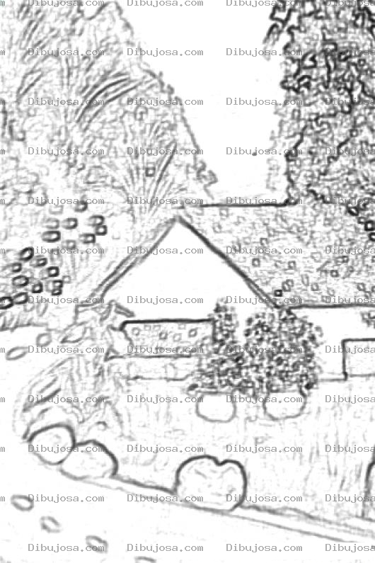 Dibujo para colorear Paisaje Pintado Al Oleo Por Angelina Ruballos Quijada De Salazar En Chiquimula Guatemala Originaria De Anguiatu