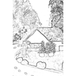 Dibujo para colorear Paisaje Pintado Al Oleo Por Angelina Ruballos Quijada De Salazar En Chiquimula Guatemala Originaria De Anguiatu