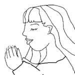 Dibujo para colorear Ayudamesenor Dibujo De Una Mujer Orando Y Rogando A Dios Para Colorear Una Oracion Diciendo Ayudam Senor Ayudame A Pasarla