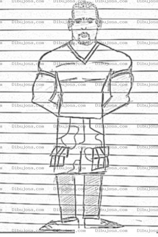 Dibujo para colorear Dibujo De Hombre Con Barba De Candado