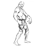 Dibujo para colorear Sombi Operado Dibujo De In Muerto Caminando Para Pintar Y Colorear Sombi Gordo Y Panzon