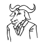 Dibujo para colorear Significado De GNU Significa GNU No Es Unix. Es Un Acronimo Recursivo Sin Sentido Dibujo Del Logo De GNU Para Pintar Y Colorear