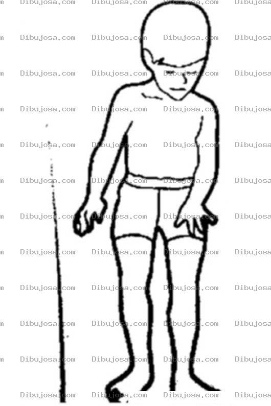 Dibujo para colorear Colorear Nino En Calzoncillo En Calzones O En Boxer