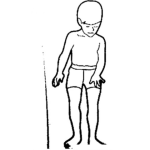 Dibujo para colorear Colorear Nino En Calzoncillo En Calzones O En Boxer