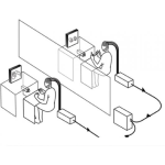 Dibujo para colorear Cerebrosconectados Dibujo De Dos Personas Con Cerebros Conectados Por Cables A Un Servidor Para Pintar Y Colorear