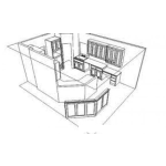 Dibujo para colorear Oficina Cubiculo Para Colorear