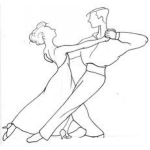 Dibujo para colorear Tangueros Dibujo De Parja Bailando Tango Para Colorear Tangueadorrs Tangeros Tanguistas
